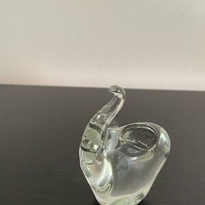Glass Elephant Figurine